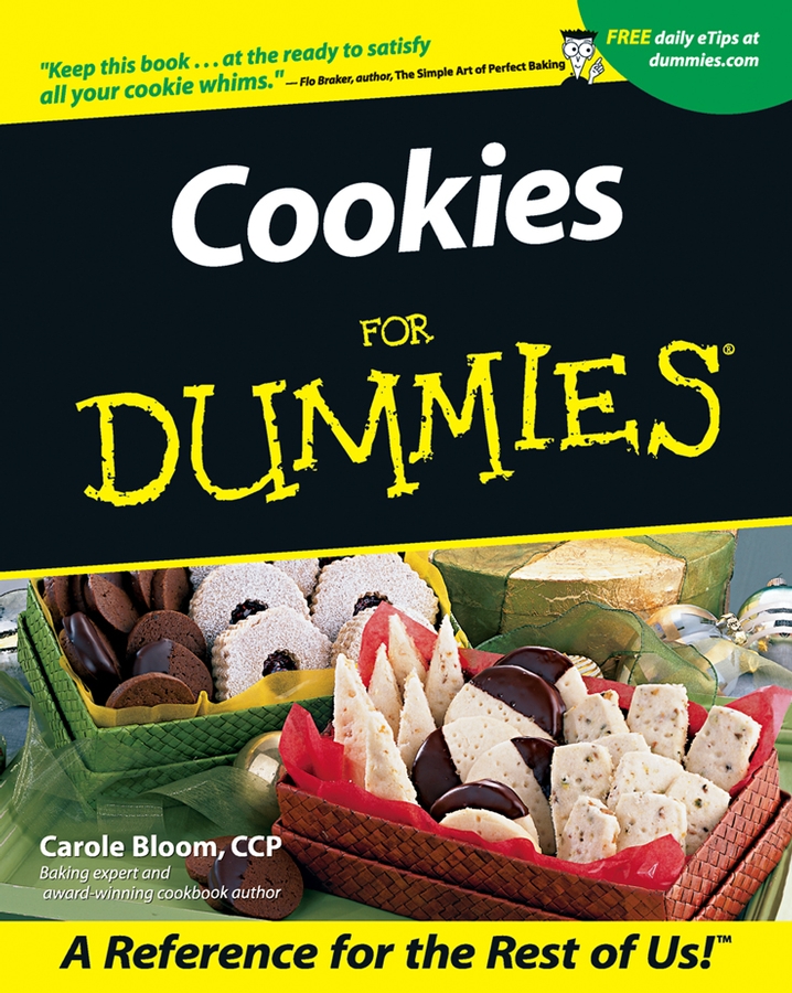 Cookies For Dummies book cover