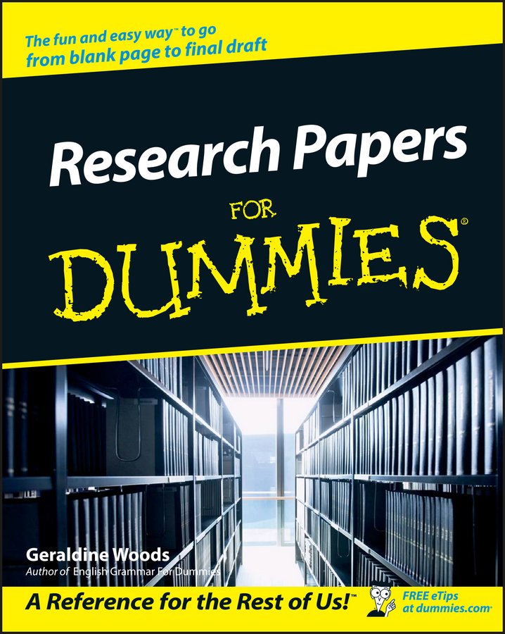 Research Papers For Dummies book cover