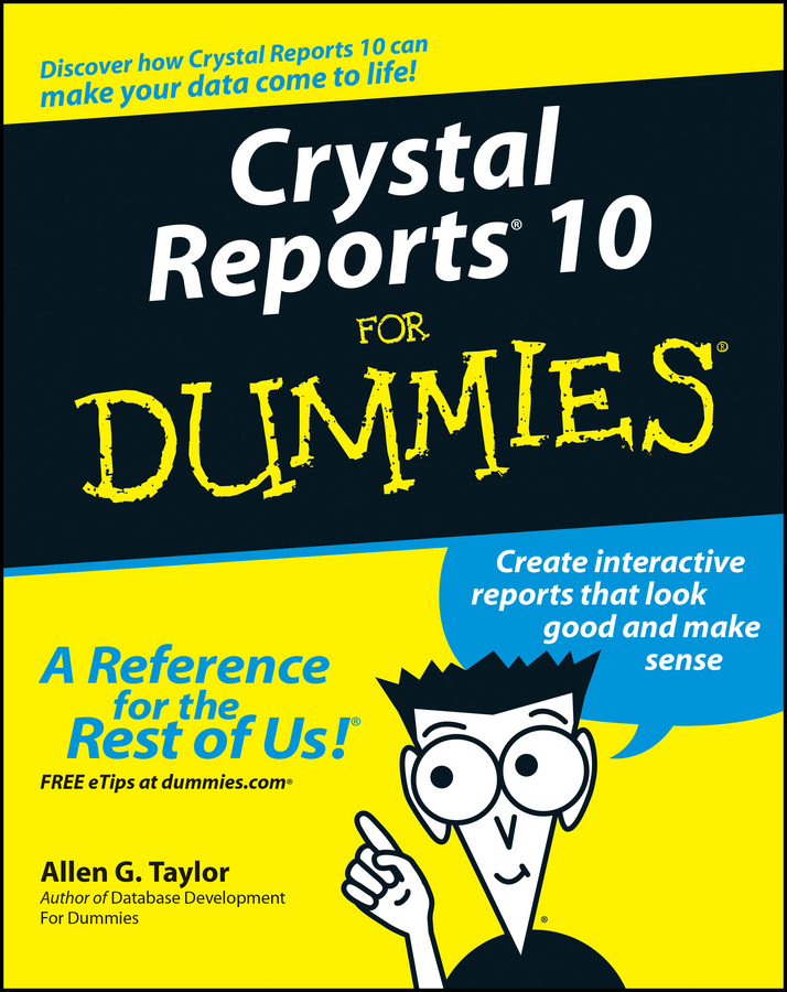 Crystal Reports 10 For Dummies book cover