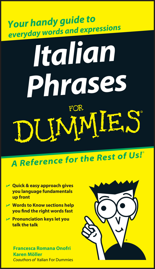 Italian Phrases For Dummies book cover