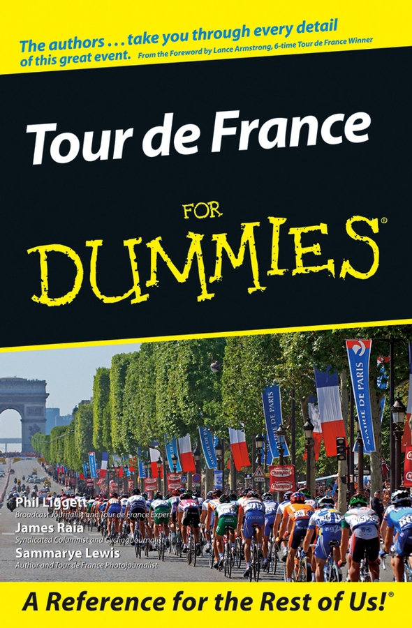 Tour De France For Dummies book cover
