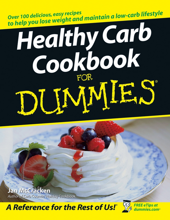 Healthy Carb Cookbook For Dummies book cover