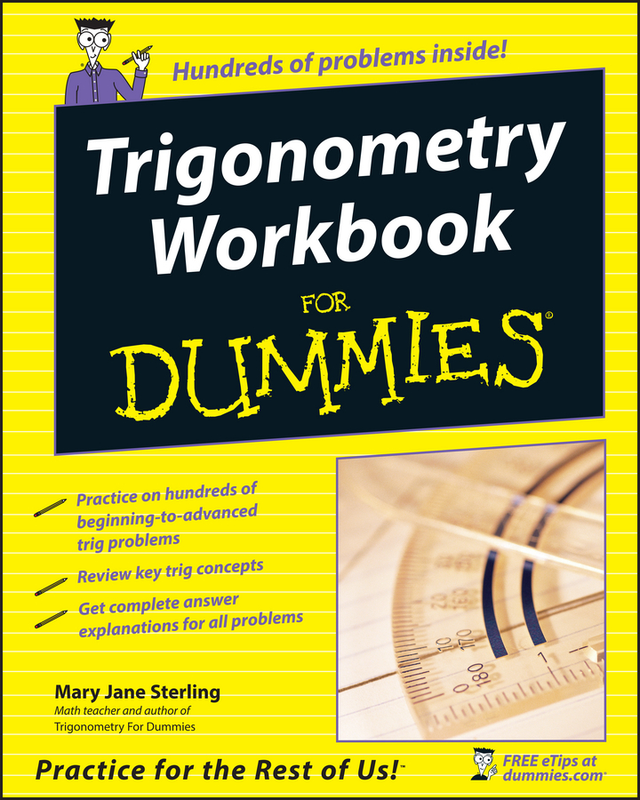 Trigonometry Workbook For Dummies book cover