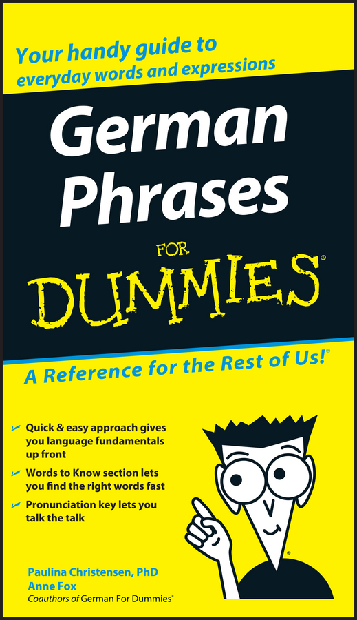 German Phrases For Dummies book cover