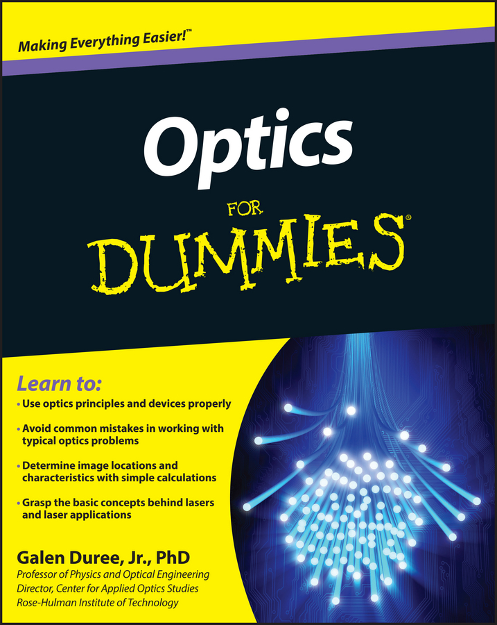 Optics For Dummies book cover