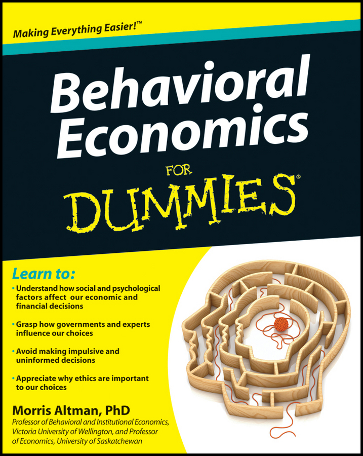 Behavioral Economics For Dummies book cover
