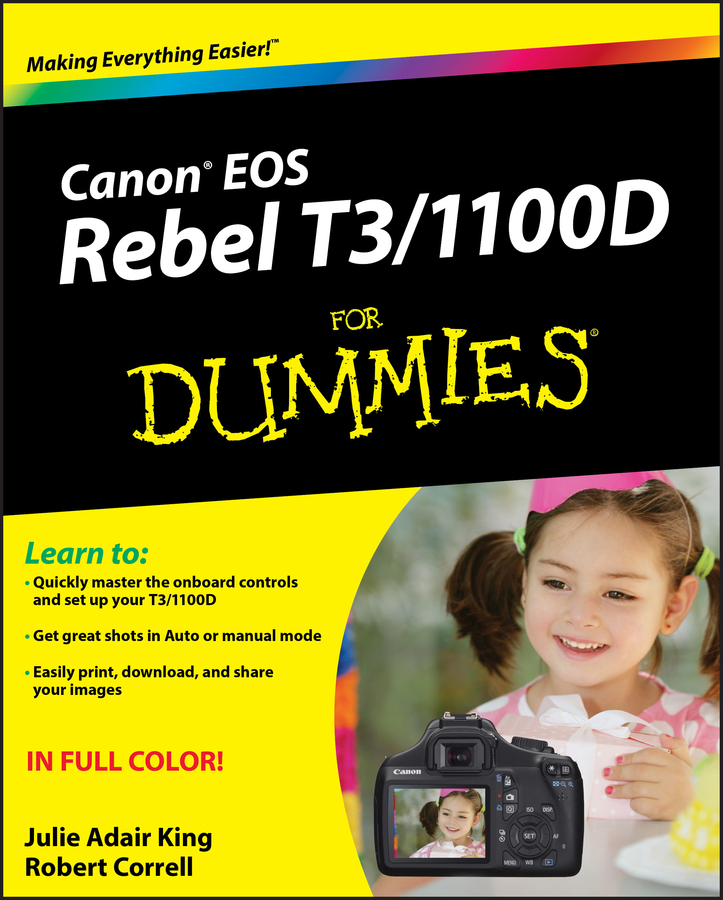 Canon EOS Rebel T3/1100D For Dummies book cover
