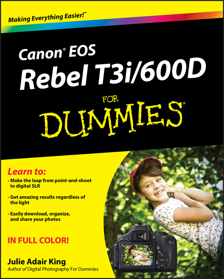 Canon EOS Rebel T3i / 600D For Dummies book cover