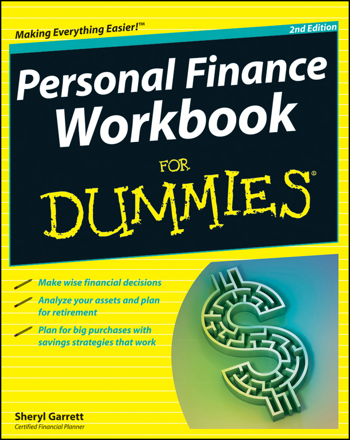 Personal Finance Workbook For Dummies book cover