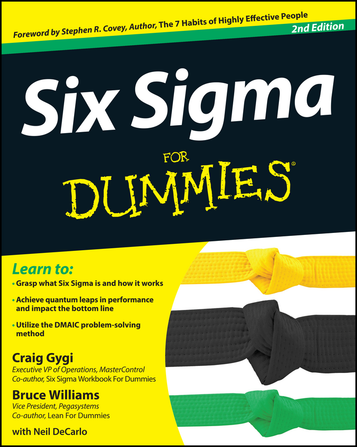Six Sigma For Dummies book cover