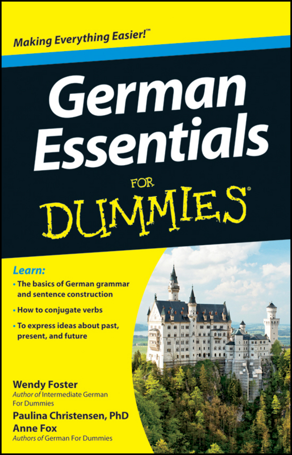 German Essentials For Dummies Book dummies