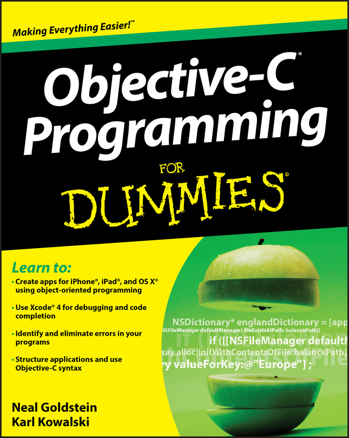 Objective-C Programming For Dummies book cover