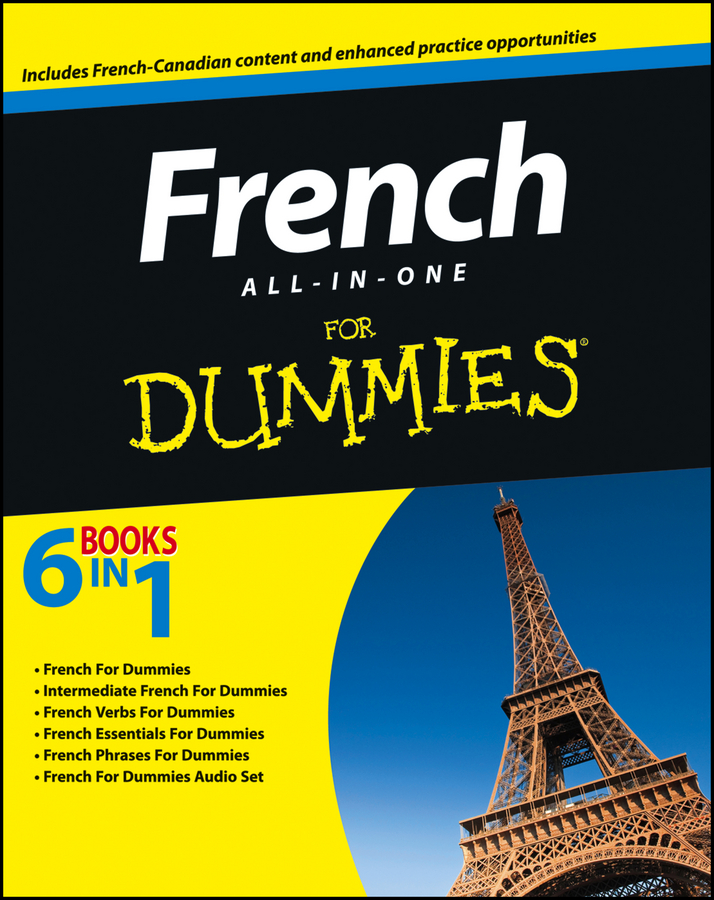French All-in-One For Dummies book cover
