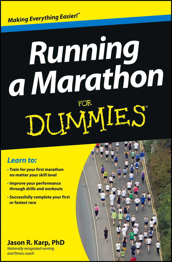 Running a Marathon For Dummies book cover