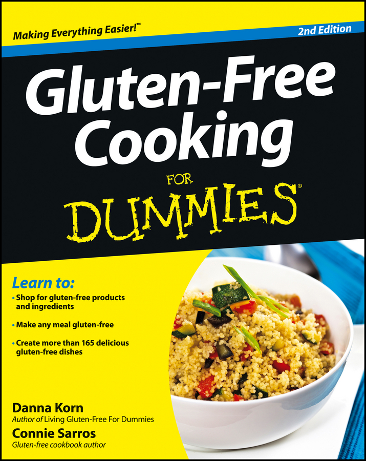 Gluten-Free Cooking For Dummies book cover