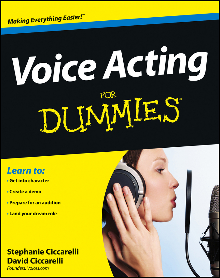 Voice Acting For Dummies book cover
