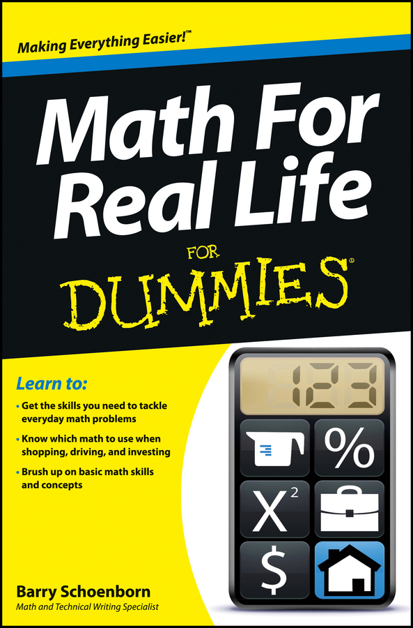 Math For Real Life For Dummies book cover