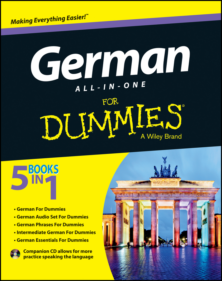 German All-in-One For Dummies book cover