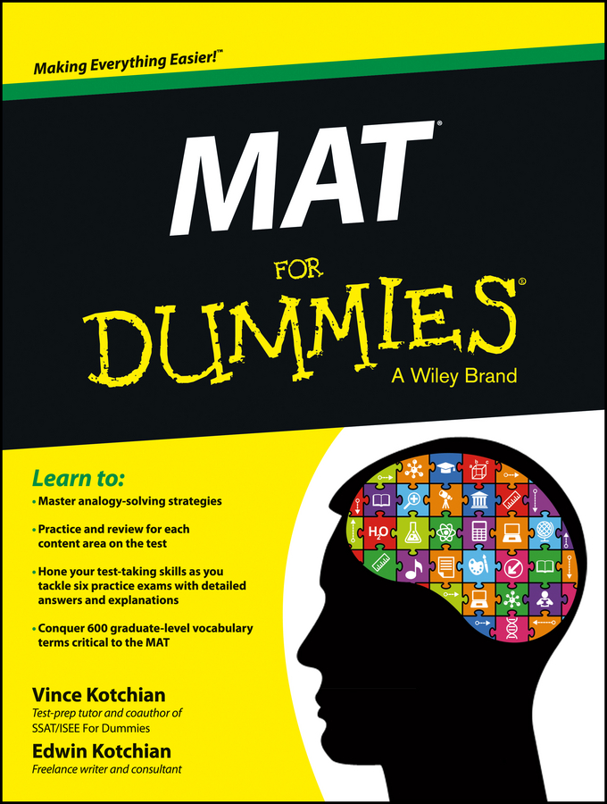 MAT For Dummies book cover