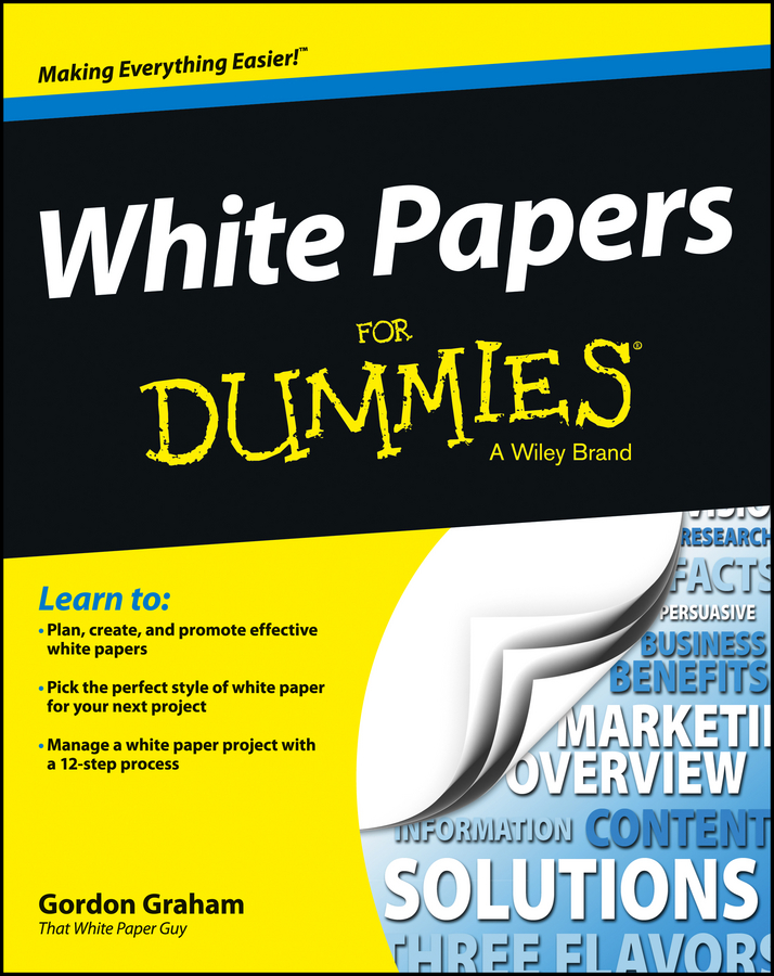 White Papers For Dummies book cover