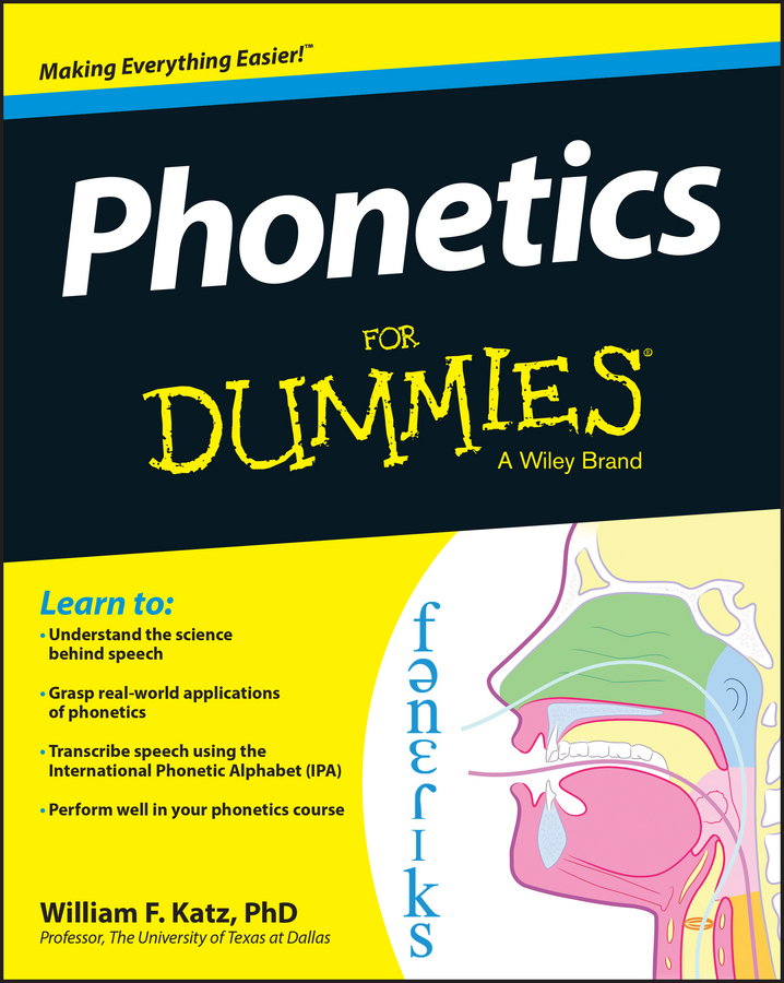 Phonetics For Dummies book cover