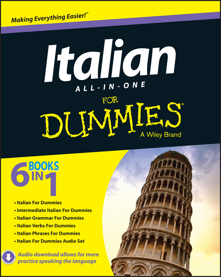Italian All-in-One For Dummies book cover