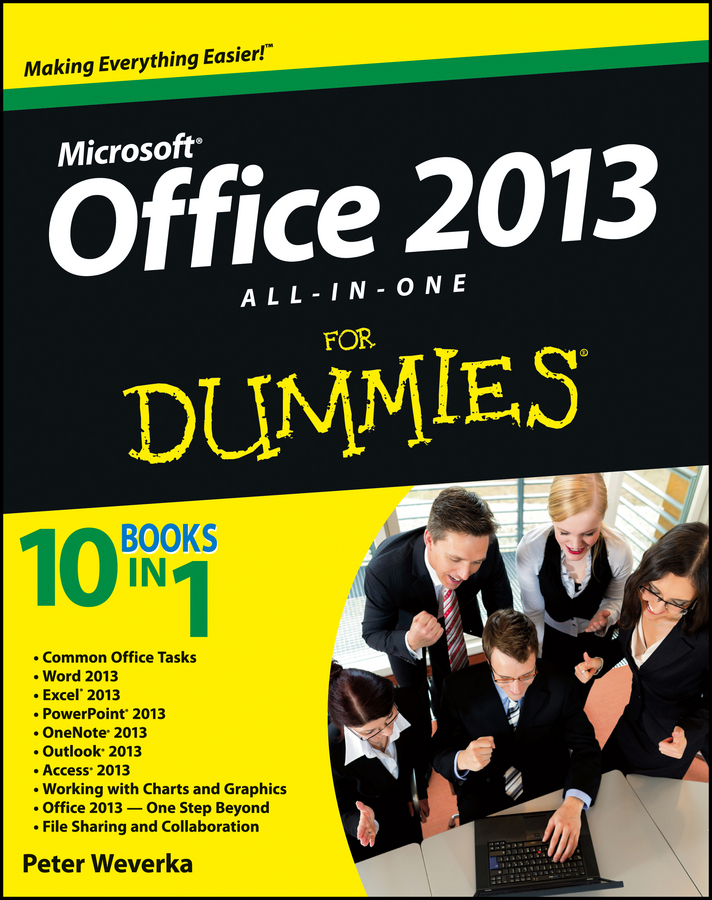 Office 2013 All-in-One For Dummies book cover