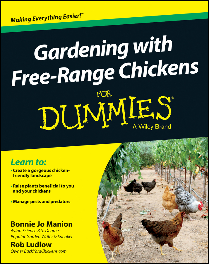 Gardening with Free-Range Chickens For Dummies book cover
