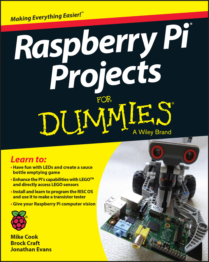 Raspberry Pi Projects For Dummies book cover