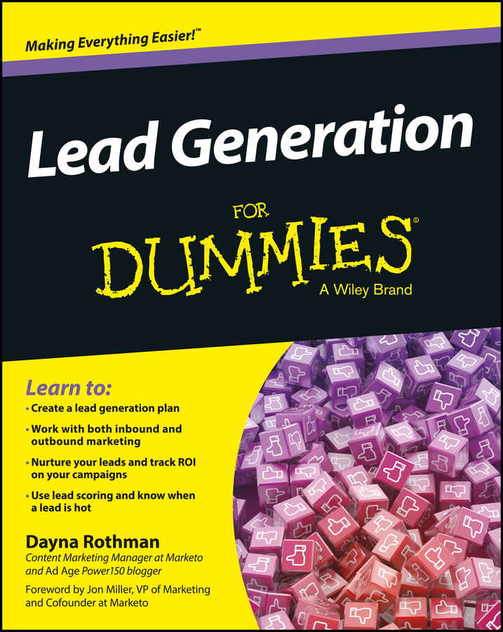 Lead Generation For Dummies book cover