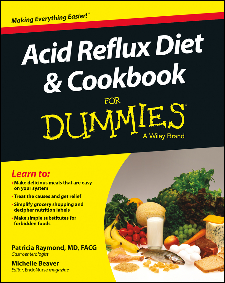 Acid Reflux Diet & Cookbook For Dummies book cover
