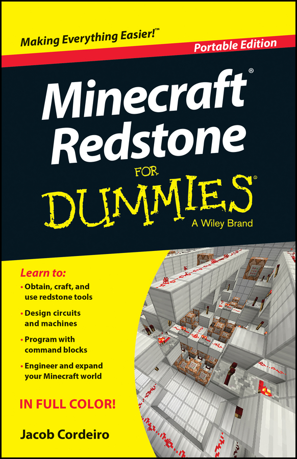 Minecraft Redstone For Dummies book cover