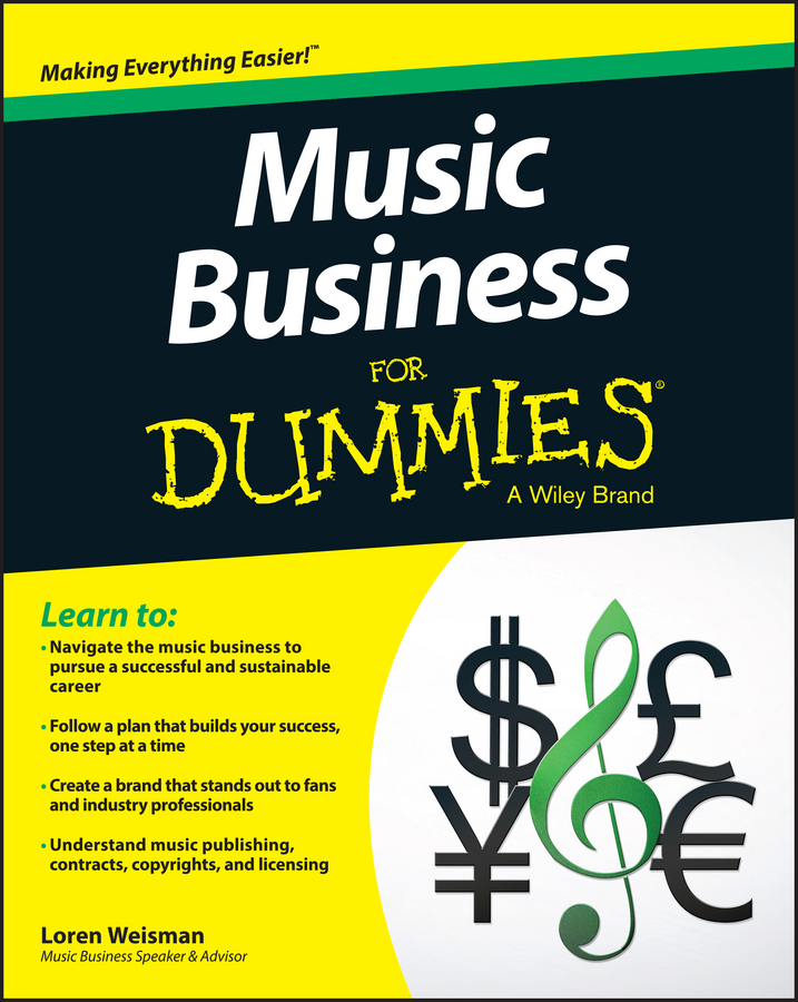 Music Business For Dummies book cover
