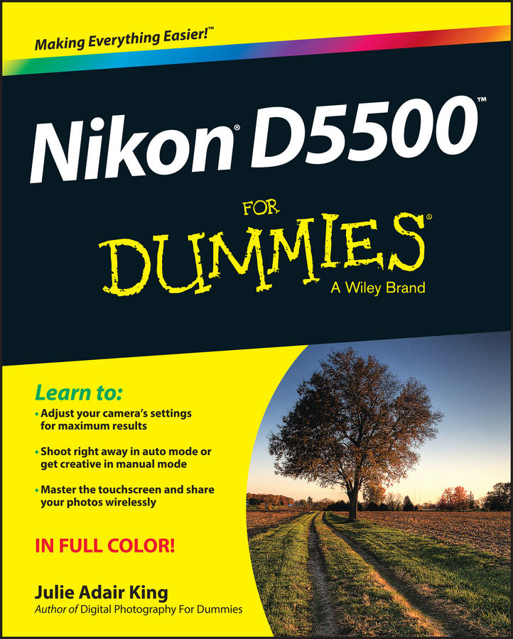 Nikon D5500 For Dummies book cover