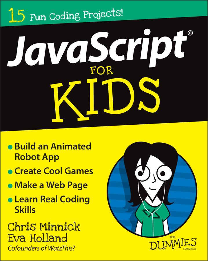 JavaScript For Kids For Dummies book cover