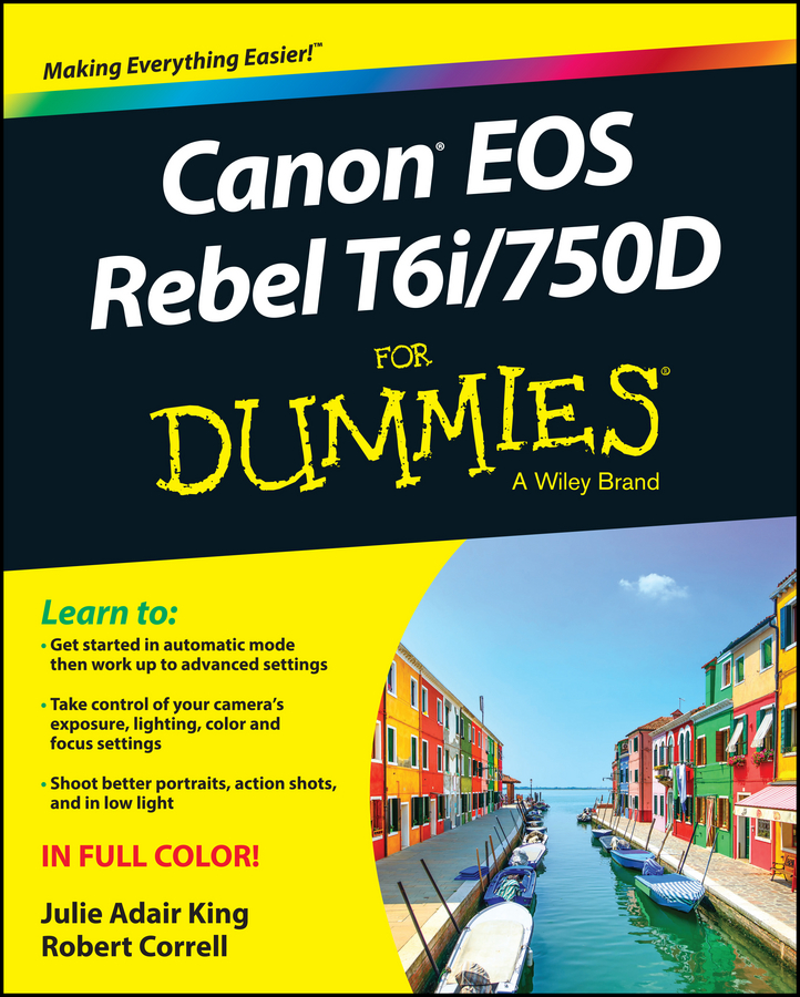 Canon EOS Rebel T6i / 750D For Dummies book cover