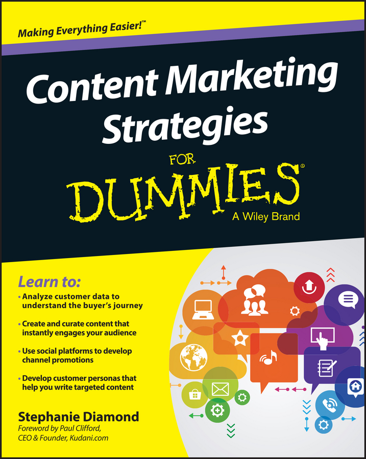 Content Marketing Strategies For Dummies book cover