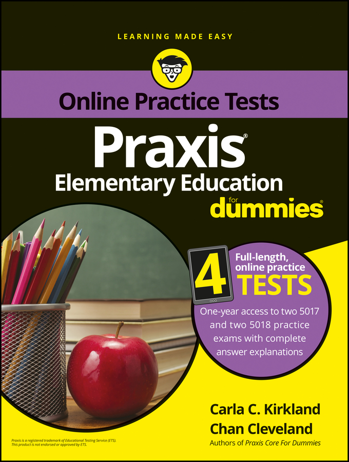 Praxis Elementary Education For Dummies with Online Practice Tests book cover
