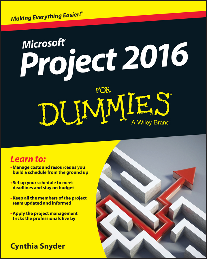 Project 2016 For Dummies book cover