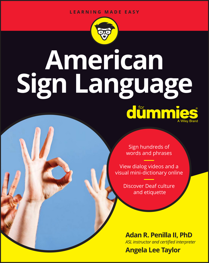 American Sign Language For Dummies with Online Videos book cover
