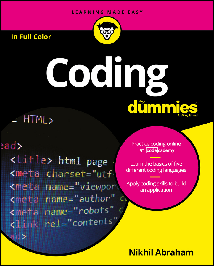 Coding For Dummies book cover