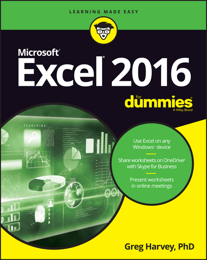 Excel 2016 For Dummies book cover