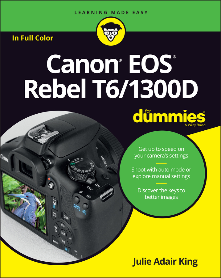 Canon EOS Rebel T6/1300D For Dummies book cover