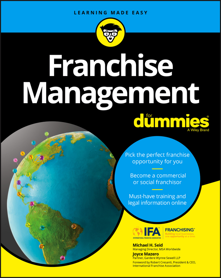 Franchise Management For Dummies book cover