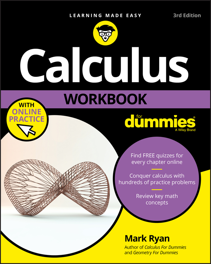 Calculus Workbook For Dummies with Online Practice book cover