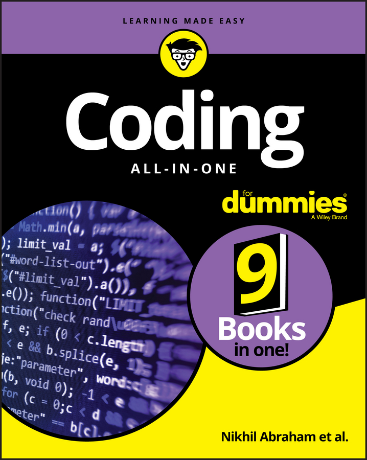 Coding All-in-One For Dummies book cover