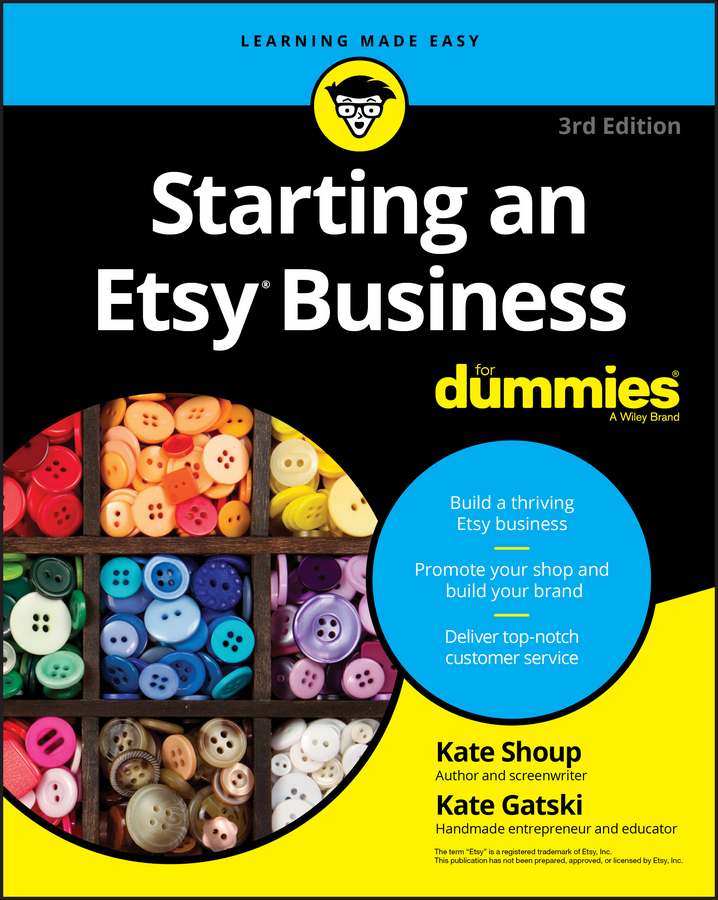 Starting an Etsy Business For Dummies book cover
