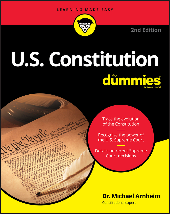 U.S. Constitution For Dummies book cover