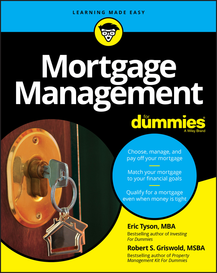 Mortgage Management For Dummies book cover