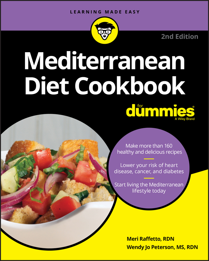 Mediterranean Diet Cookbook For Dummies book cover